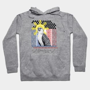 Philippine Eagle / Baybayin word Pangarap (Dream/Cloud Castle) Hoodie